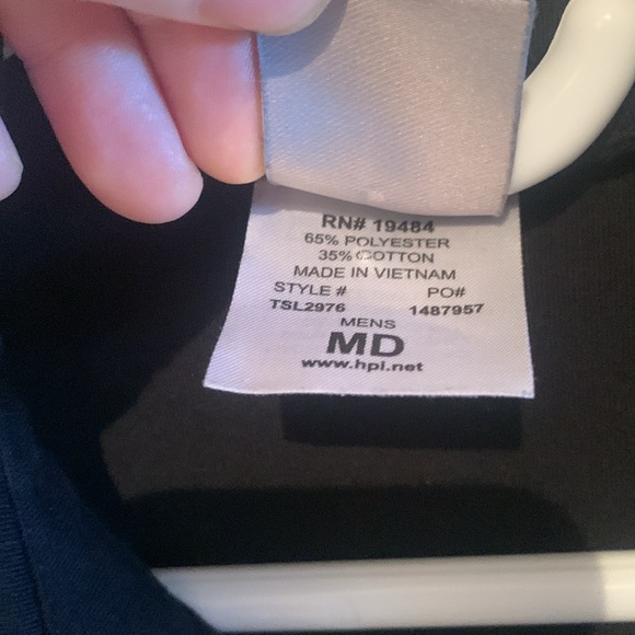 Stunning Jet Black Official Tesla Motors Polo With Silver Tesla Logo SZ Large🔥 - Picture 4 of 5